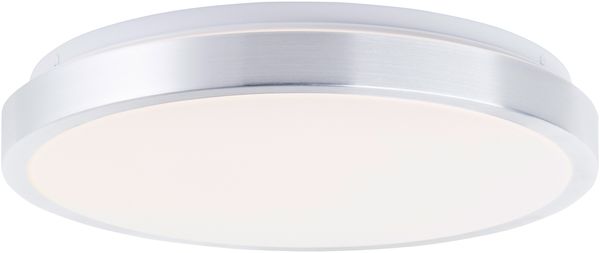 Brilliant LED Deckenleuchte Livas LED Deckenlampe mit Präsenzsensor, 33 cm, 2400 lm, 3000K, nickelfarben