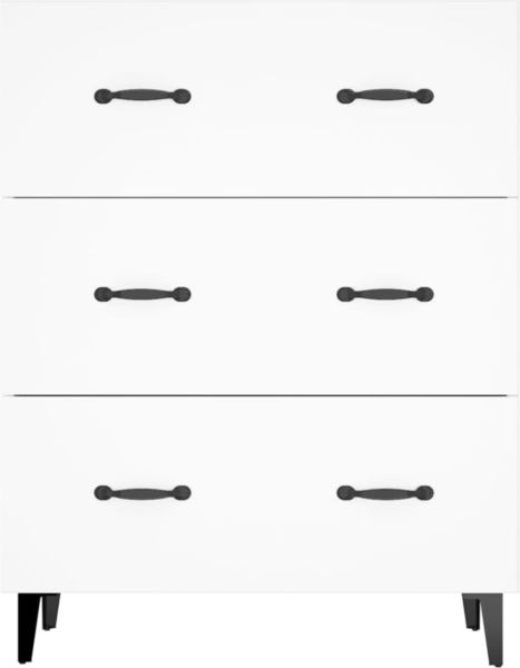 vidaXL Sideboard Weiß 69,5 x 34 x 90 cm Holzwerkstoff [812159] Bild 5