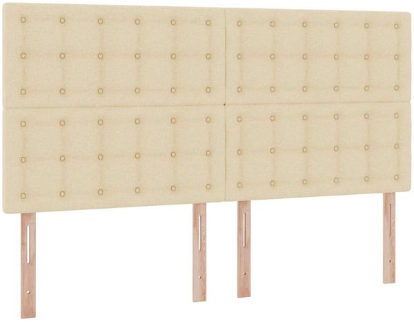 vidaXL LED-Speicherbett mit Matratze Creme 180 x 200 cm Stoff 3372861 Bild 10