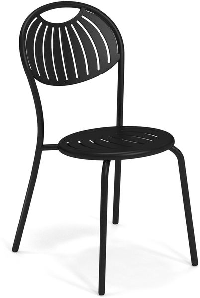 2er Set Coupole Gartenstuhl schwarz