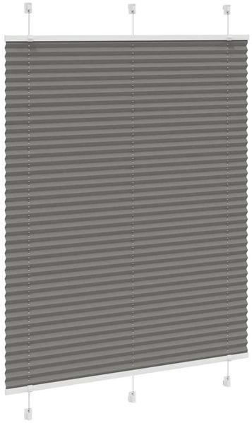 vidaXL Plissee Anthrazit 105x150 cm Stoffbreite 104,4 cm Polyester 4015093 Bild 3