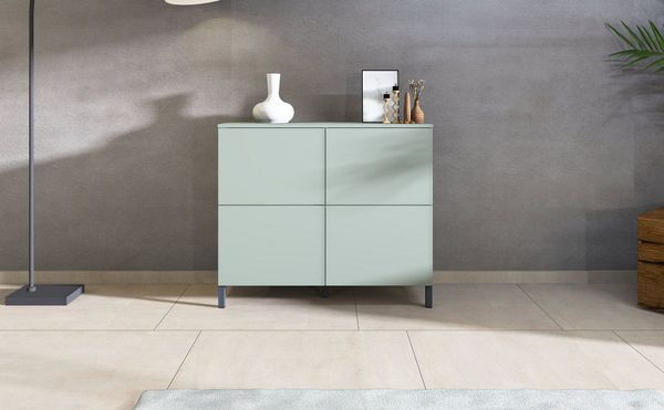 borchardt Möbel Kommode Haama, Drucköffner (Push-To-Open), höhenverstellbarer Einlegeboden