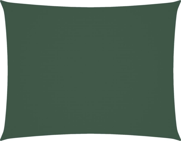 vidaXL Sonnensegel Oxford-Gewebe Rechteckig 6x8 m Dunkelgrün 135498