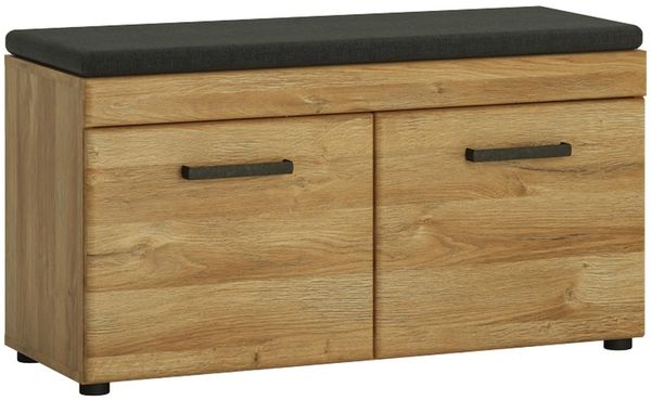 Garderoben-Set >Cortina< (2-teilig) Grandson Eiche - 93x195x38 (BxHxT) Bild 2