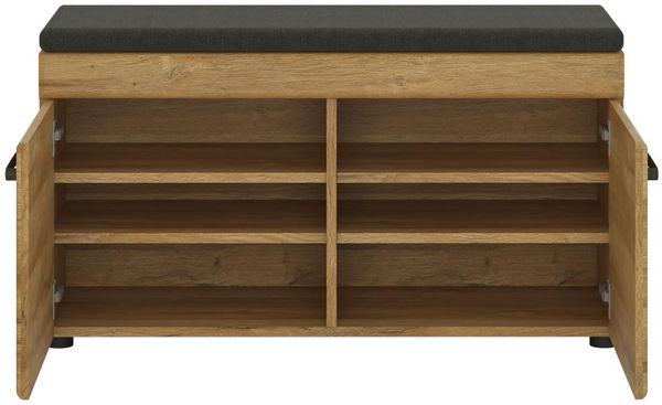Garderoben-Set >Cortina< (2-teilig) Grandson Eiche - 93x195x38 (BxHxT) Bild 3