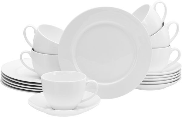 Fleur Royal creme weiss, Kaffeeservice 18-tlg (mo)