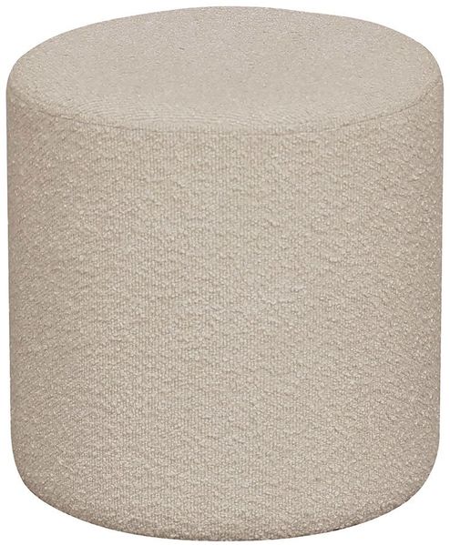 Pouf Nilla / Ejby, Polyester, Beige, 34 x 36 x 34 cm