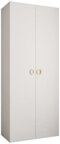 ABIKS MÖBEL Drehtürenschrank COMO 1 Schlafzimmerschrank mit Kleiderstange und Regalen