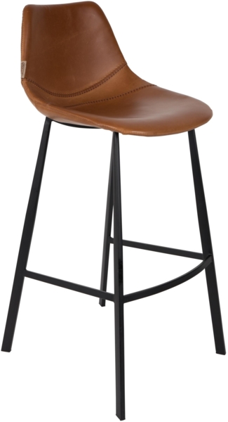 Barhocker FRANKY Kunstleder Vintage braun von DutchBone