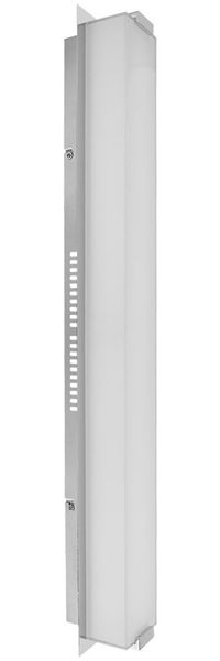 LED Wandleuchte, Chrom Glas satiniert, H 81 cm