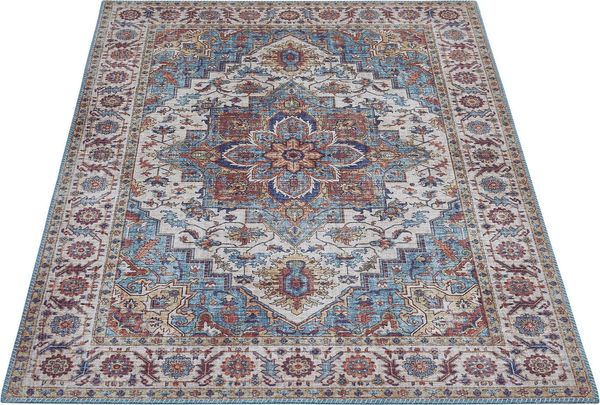 LUXOR living Teppich Bonum, rechteckig, Höhe: 7 mm, Kurzflor, modernes Design, waschbar, Wohnzimmer