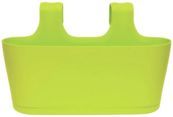 Engelland Blumenkasten Blumentopf zum Hängen (Vorteils-Set, 1 St, Fassungsvermögen je Topf 5,5 Liter), UV-Beständig, Frostbeständig, Wasserauffangschalen