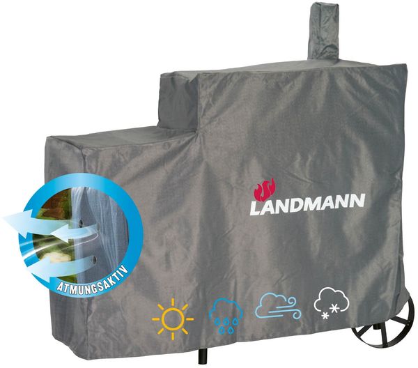 LANDMANN Wetterschutzhaube 15708 Premium 130 x 60 x 120 cm grau