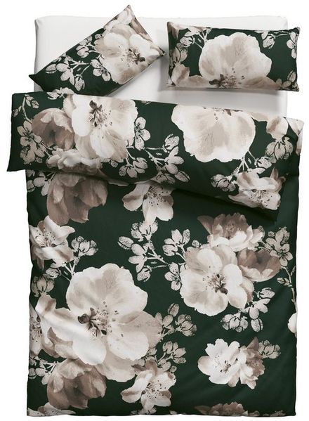 OTTO home Bettwäsche MELINA, Renforcé, 2 teilig, florale Bettwäsche mit Reißverschluss, ab Gr. 135x200 cm