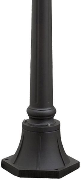 LED Außen Standlaterne Wegeleuchte im Landhausstil, schwarz, Höhe 118cm Bild 4