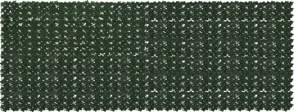vidaXL Balkonsichtschutz mit Blättern Dunkelgrün 400 x 150 cm 42040634