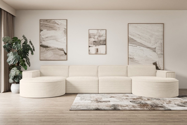 ALTDECOR Wohnlandschaft MARI-U2, Sofa Praktische Bequeme Funktionsecke Couch U-Form Eckcouch, Corner Sofa U-Form Vielseitige Sofa Wohnlandschaft Wohnzimmer