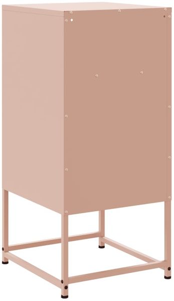 vidaXL Nachttisch Rosa 36x39x78 cm Stahl 846568 Bild 8