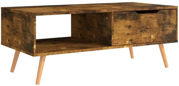 Couchtisch, Sofatisch Räuchereiche 100x49,5x43 cm Holzwerkstoff