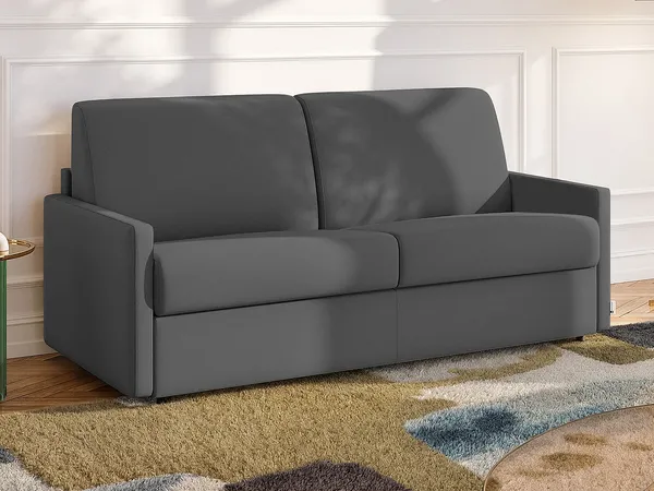 Vente-unique - CALIFE Sofa Stoff Grau - B 223 cm94 cm x H 85 cm x L 170 cm