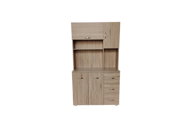 HTI-Living Hochschrank Küchenschrank Sonoma Blanca (Stück, 1-St, 1 Schrank) Küchenbuffet