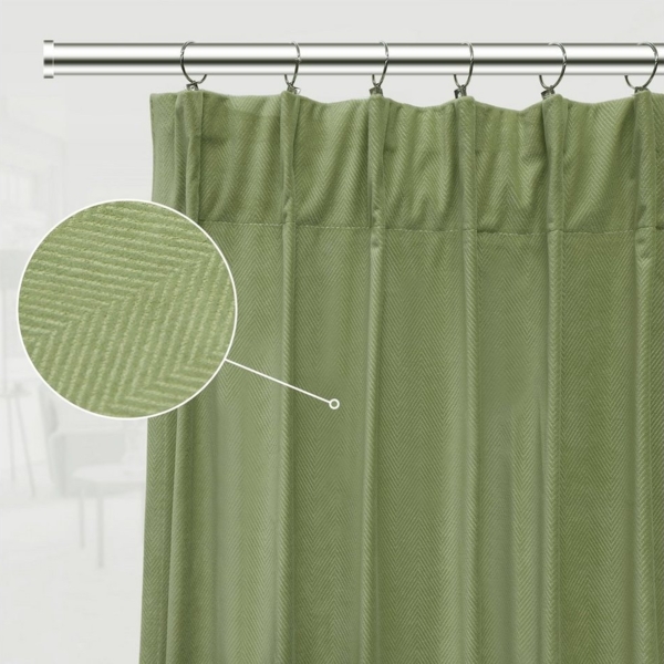 BTTO V&G Gardine Samtvorhang Blickdicht Thermogardine,Vorhang blickdicht (2 St), Lichtschutz, Elegant Glatt Einfarbig Flauschig Modern Klassisch Bild 2