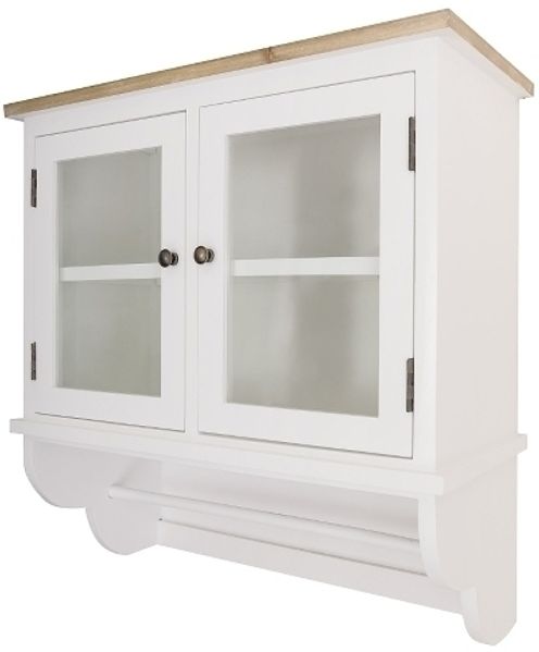 Wandschrank Charles MDF Weiß