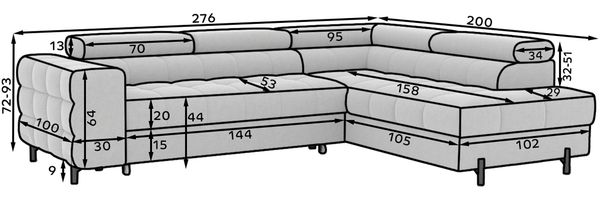 Eltap Ferucce Ecksofa (Amore 35) seite links Bild 14