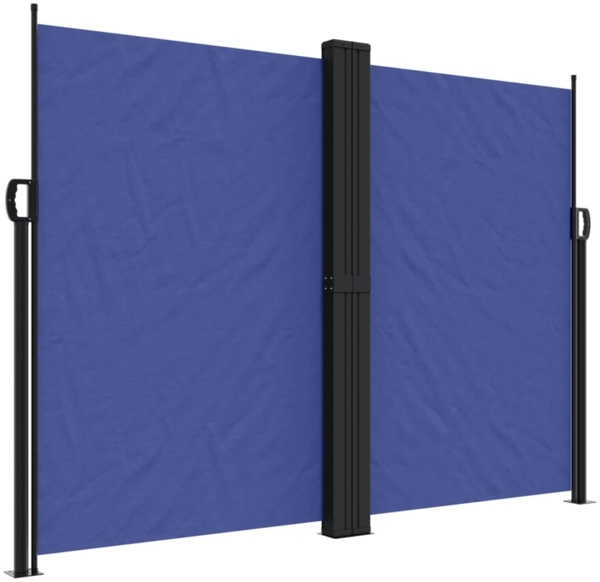 vidaXL Seitenmarkise Ausziehbar Blau 180x1000 cm 4004746