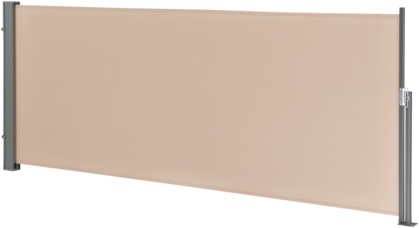 Seitenmarkise Mulhacén 100x300 cm Sandfarben Sichtschutz pro. tec