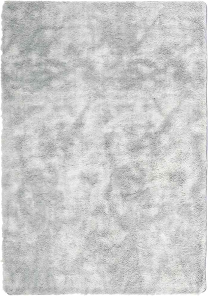 vidaXL Teppich Shaggy Hochflor NAVARRA Hellgrau 240x340 cm Polyester 4102858