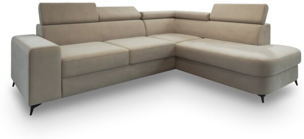Masseno Ecksofa ALVORO mit Schlaffunktion L-Form, Sofa mit Bettkasten