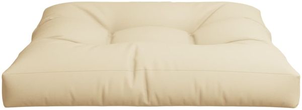 vidaXL Palettenkissen Beige 80x80x12 cm Stoff 360494 Bild 5