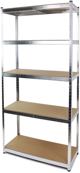 RAMROXX Lagerregal, Stahl, Verzinkt, 200 x 90 x 45 cm