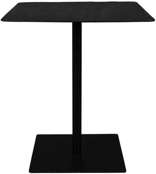 Bartisch BRAZA SQUARE BLACK von DUTCHBONE Platte recycelte Eiche