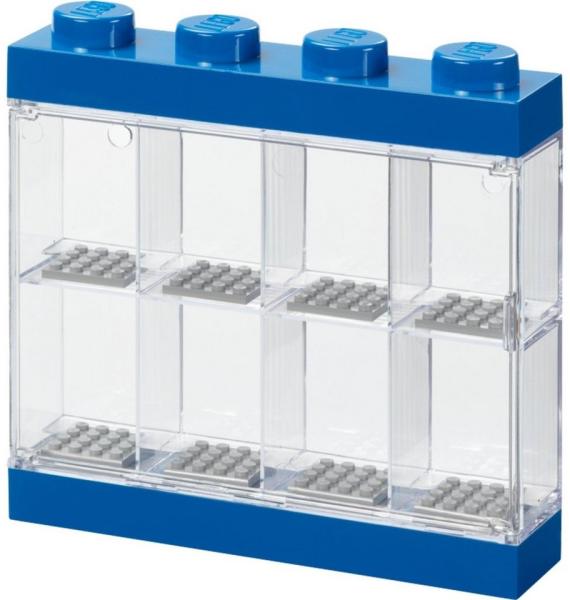 LEGO Vitrine 8 Minifiguren 18 x 19 cm Polypropylen blau