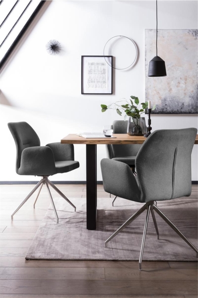 Essgruppe aus 1-Esstisch Akazie 4-Esszimmerstuhl Bild 6