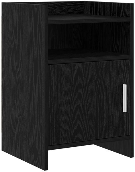 vidaXL Nachttische Schwarze Eiche 40 x 36 x 60 cm Holzwerkstoff 8011037