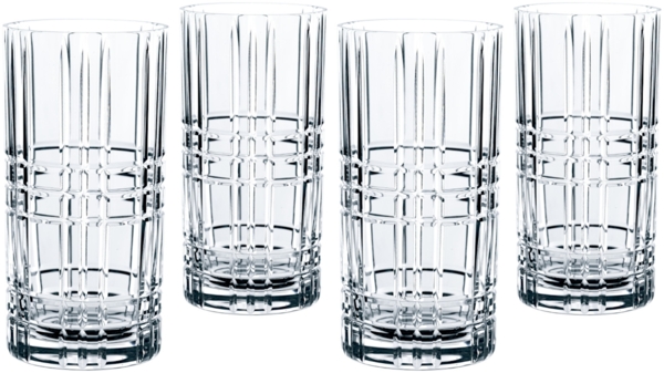 NACHTMANN 101049 SQUARE Longdrinkglas 4er Set