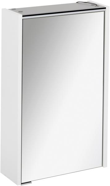 Fackelmann DENVER LED Spiegelschrank 42 cm breit, Weiß