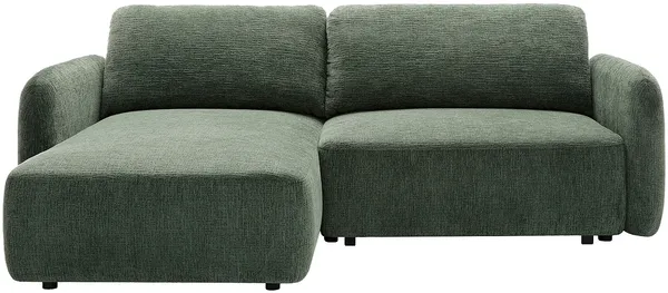 Vente-unique - PLUFATI Sofa Stoff Grün - B 165 cm x H 83 cm x L 230 cm