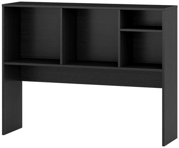 COSTWAY Bücherregal, Aufsatzregal mit 4 Fächern, bis 65 kg, 94x25x73cm