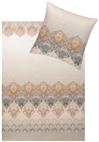 Estella Interlock Jersey Bettwäsche Sophia 6347-800 Kiesel 135x200