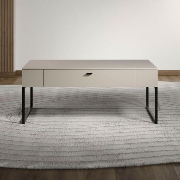 Places of Style Couchtisch San Pedro (1-St), Couchtisch mit 1 Schub.K, Soft-Close & Unterflurauszug 110/68/45 cm