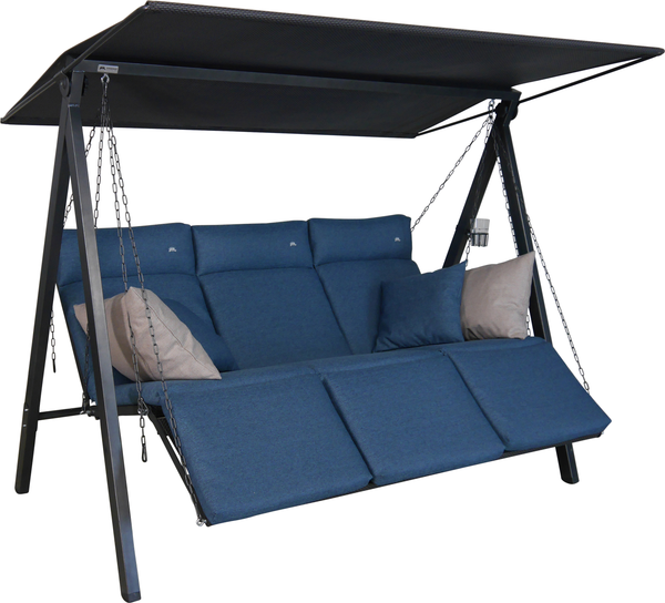 Angerer Freizeitmöbel 'Lounge Smart' Hollywoodschaukel, denim Bild 2