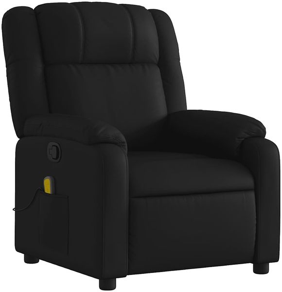 vidaXL Massage-Relaxsessel, Kunstleder, Schwarz 3206188 Bild 3