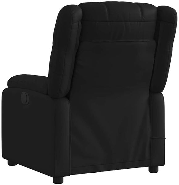 vidaXL Massage-Relaxsessel, Kunstleder, Schwarz 3206188 Bild 4