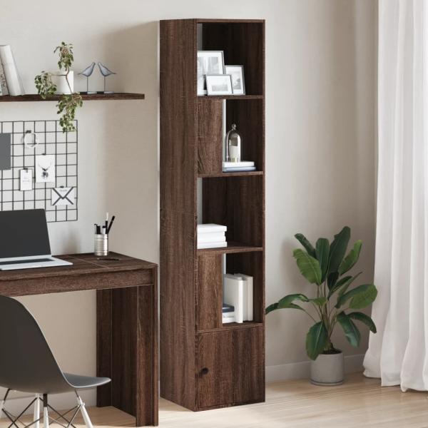 vidaXL Bücherregal Braun Eichen-Optik 40x36x189 cm Holzwerkstoff 848247