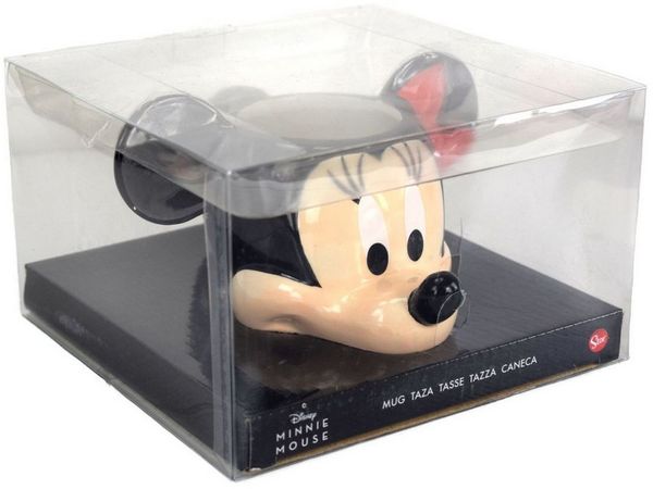 3D Motivtasse Kopf Mickey Mouse Minnie Mouse Keramiktasse Geschenkbox Minnie Mouse