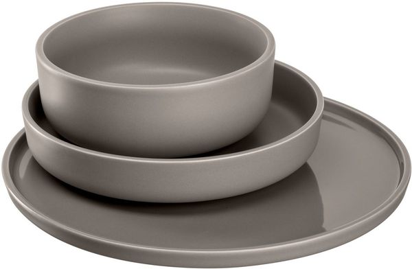 LEONARDO Geschirr-Set ROMA, Geschirrset, 12-teilig (12-tlg), 4 Personen, Keramik, Service, spülmaschinengeeignet